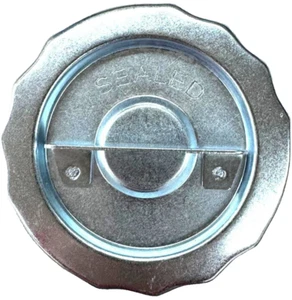 1970 - 1974 Corvette Gas Fuel Petrol Non Vented Tank Cap Lid SILVER C3 NEW - Picture 1 of 3