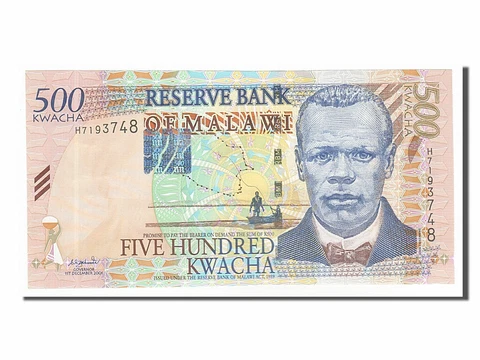 [#155123] Banknote, Malawi, 500 Kwacha, 2001, 2001-12-01, UNC Cover