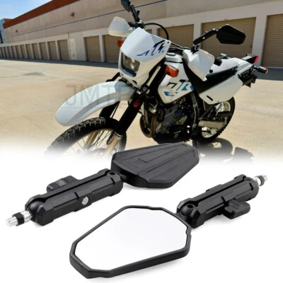 Espejos retrovisores laterales 8/10 mm para motocicleta Suzuki DR650 DR650S DR500 Adventure Foto 1 de 4