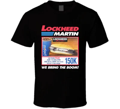Camiseta Lockheed Martin We Bring The Boom Costco Parody Foto 1 de 2