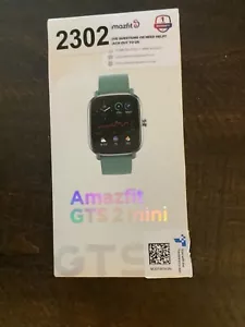 Amazfit GTS 2 Mini Health and Fitness Smartwatch Green - Picture 1 of 2