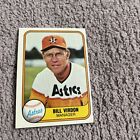 1981 Fleer Bill Virdon Houston Astros #61