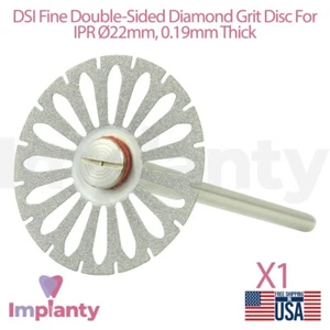 Separador de grano dental fino de doble cara recubierto de diamante IPR disco flexible Ø22 mm - Imagen 1 de 6