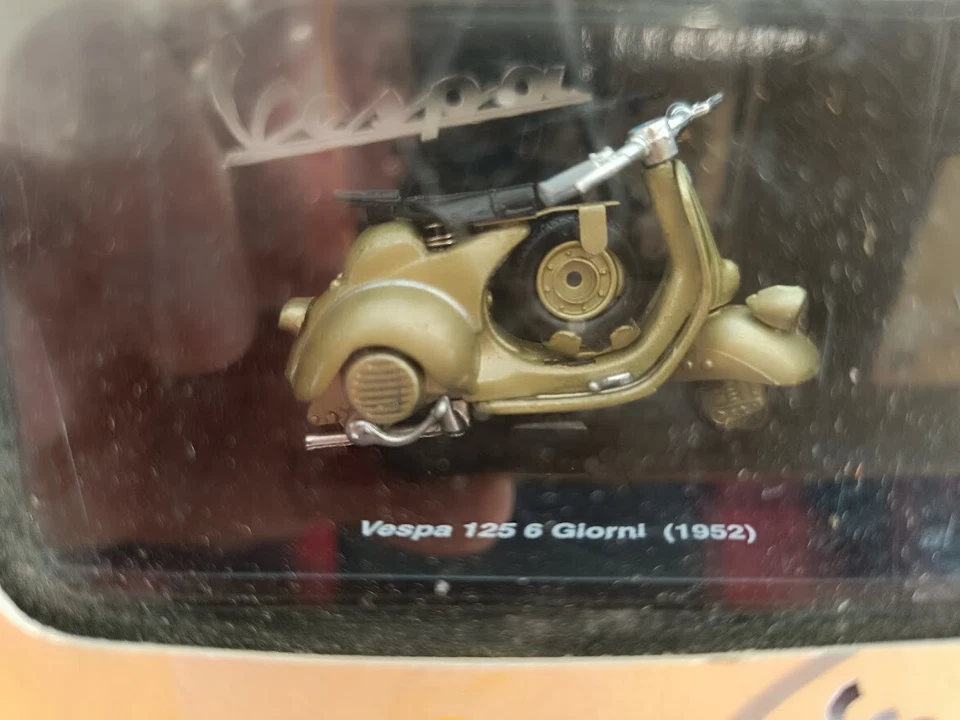 Vespa 125 6 Giorni 1952 scale 1:32 ,vintage Diecast, Standmodell, New in box-OVP - Bild 1 von 1