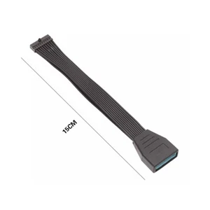 Mini USB 3.0 19/20 Pin Verlängerung Header Adapter Kabel Draht für Mainboard 15cm - Bild 1 von 11