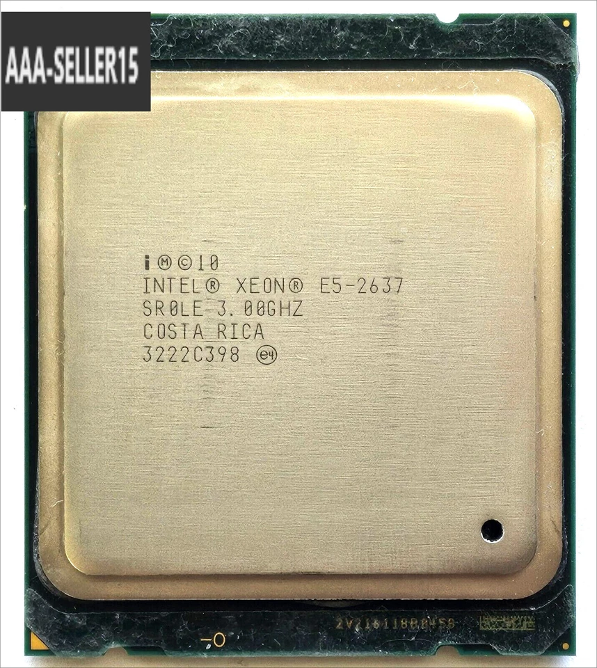 Intel Xeon E5-2637 3.00GHz 2-Core LGA2011 5MB Server CPU Processor SR0LE 80W - Image 1 of 1