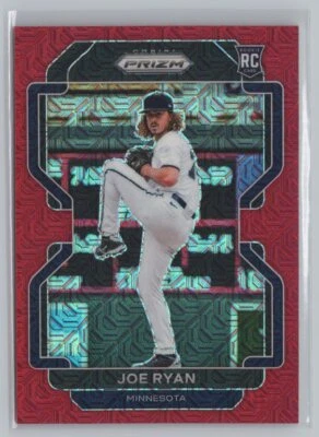 2022 Panini Prizm #81 Joe Ryan Red Mojo Prizm #/149 - Image 1 of 2