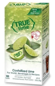 TRUE LIME Water Enhancer Bulk Dispenser Pack 100 Packets | Zero Calorie Unswe... - Picture 1 of 7