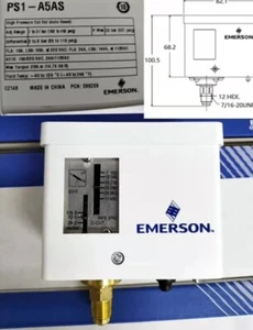 1PCS Brand New EMERSON PS1-A5AS pressure controller PS1A5AS - Picture 1 of 3