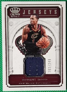 Camisetas Rodney Hood/249 2017-18 Panini Crown Royale #JSY-RHO Cavaliers - Imagen 1 de 2