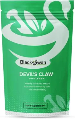 BLACK SWAN Devil's Claw 1000mg Capsule Joint Digestive Health Support Natural Supplement