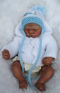 lillbees baby / reborn knitting pattern hooded jacket hat birth / 12m chunky or  - Picture 1 of 5