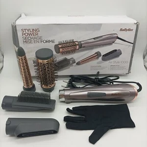 BaByliss Heißluftbürste 1000W Ionen Warmluftbürste 4 Aufsätze Lockenstab - Bild 1 von 5
