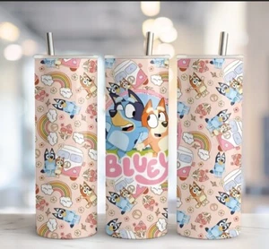 Bluey 20 Unzen Becher - Edelstahl - Kindergeburtstag Geschenkidee - Bild 1 von 6