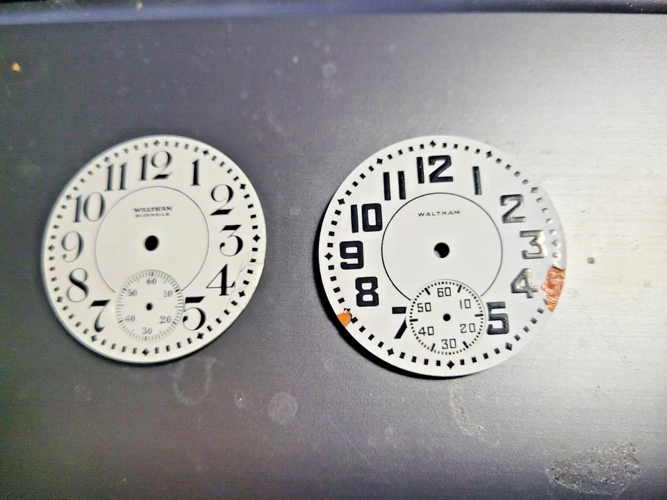 Antique Waltham Pocket Watch dials [2]. - Image 1 of 1