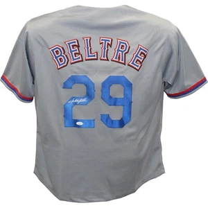 Adrian Beltre Autographed/Signed Pro Style Gray Jersey JSA 43331 - Picture 1 of 4