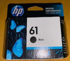 Original original OEM HP 61 NEGRO cartucho de tinta para Deskjet Officejet impresora Nuevo - Imagen 1 de 1