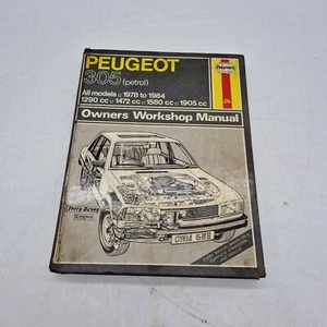 PEUGEOT 305 1978-1984 PETROL HAYNES WORKSHOP MANUAL 538 FREE P&P - Picture 1 of 3