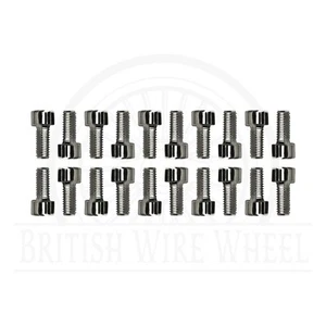 Chrome Face Plate Screws for Zenith Locking Knock Off Spinner Caps for Lowriders - Picture 1 of 18