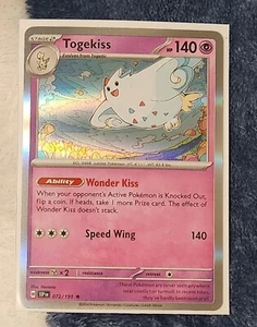 holo Togekiss 072/191 Pokemon card SV Surging Sparks rare NM - Picture 1 of 1