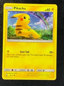Pikachu 28/73 Holo Pokemon Shining Legends - Picture 1 of 6