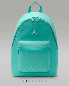 Nueva Mochila Auténtica Nike Jordan Monograma Tamaño Completo Esmeralda Edición Limitada - Imagen 1 de 5