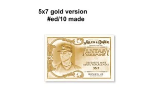 #FG-2 Cal Ripken Jr. O's #/10 Hergestellt 5x7 Fantasy Goldmine 2018 Topps Allen - Bild 1 von 1