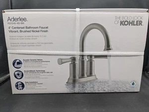 KOHLER - Aderlee-R21546-4D-BN - Centerset Bathroom Faucet-Brushed Nickel - Picture 1 of 5