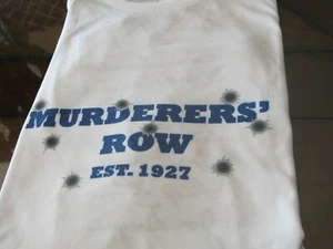 Yankee's MURDERERS' ROW Custom T-shirt Back shows line-up autographs Ruth Gehrig - Picture 1 of 2