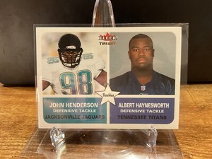 2002 Fleer Tradition - Tiffany #299 Albert Haynesworth, John Henderson /225 (RC)