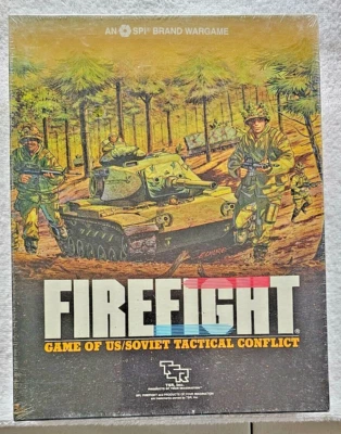 TSR FIREFIGHT SPI Board Game 1984 US & Soviet Conflict Factory Sealed - Vintage  - Image 1 of 4