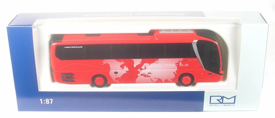 MAN LioneBB´s Coach ´17 Il nostro Rosso Autobus Uckermuende 1:87 Rietze - Immagine 1 di 1