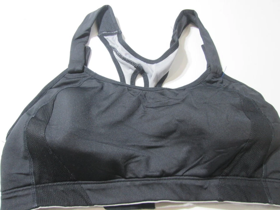 Sujetador deportivo Laisla talla 36D negro forrado inalámbrico espalda deportiva ajustable ropa deportiva Foto 1 de 4