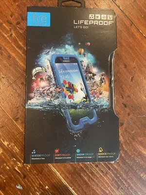 LifeProof - Funda gratuita para celulares Samsung Galaxy S4 - Azul océano - Cian/Negro Foto 1 de 2