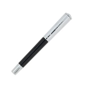 Pluma de tinta azul bola de plata negra Versace VRS600523 Calipso - Imagen 1 de 2