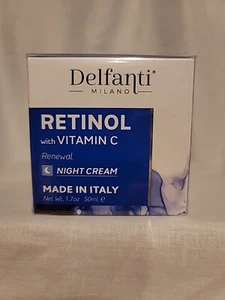 Delfanti Milano Retinol Renewal NightCream w/ Vitamin C 1.7 oz.SEALED. - Picture 1 of 6