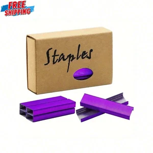 1000PCS Colorful Staples Office Book Binding Staples Durable Iron Alloy Stapler - Picture 1 of 25