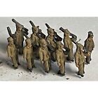 10 Marching Soldiers Unpainted Kit (N Scale) Langley A139
