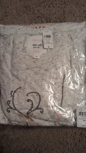 BOUX AVENUE OATMEAL SEQUIN DEER FAIRISLE LEGGINGS SIZE UK 10 BNWOT GREAT GIFT - Picture 1 of 2