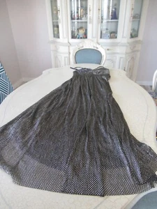 BCBGENERATION BLACK AND GOLD LONG DRESS SIZE 4 BNWT - Picture 1 of 9