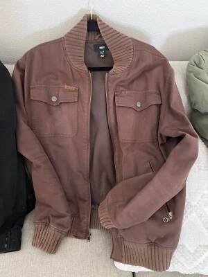 Chaqueta bomber Obey marrón Foto 1 de 3