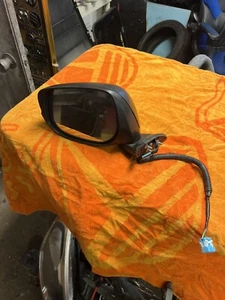 2009-2014 honda fit black LH drivers power side view mirror OEM 10 11 12 13 - Picture 1 of 1