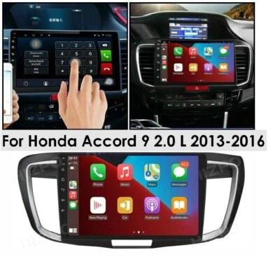 Radio estéreo CarPlay WiFi GPS 2+32 GB para Honda Accord 9 Android 12 2013-2016 Foto 1 de 4