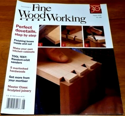 Taunton's FINE WOODWORKING Magazine Aug 2006 Perfect Dovetails Kitchen Cabinets Foto 1 de 2