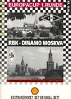 Football programme RBK Rosenborg Norway v Dinamo Moskva Russia 1992 UEFA CUP