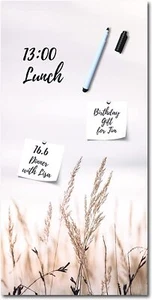 Magnettafel Calm Grasses aus Glas 30 x 60 cm für Küche Memoboard magnetisch - Bild 1 von 7