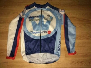 Canari Size Large Navy Midshipmen Zipper Front Cycling Jacket/TREK Bikes/Free SH - Picture 1 of 2