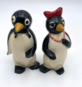 F&F Mold & Die Works Kunststoff Federpuppe S&P Salz- & Pfefferstreuer Willie and Millie - Bild 1 von 8