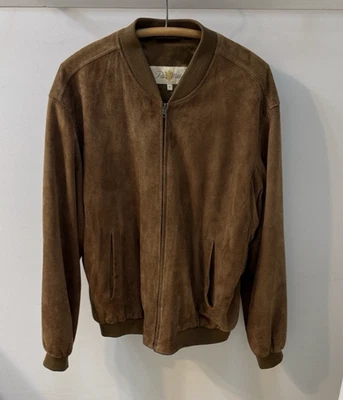 Peter Millar Tan Suede  Jacket Vintage - Image 1 of 4