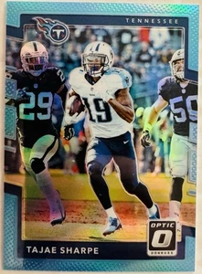 Donruss Optic Aqua Prizm 2017/299 Tajae Sharpe #77 - Imagen 1 de 2